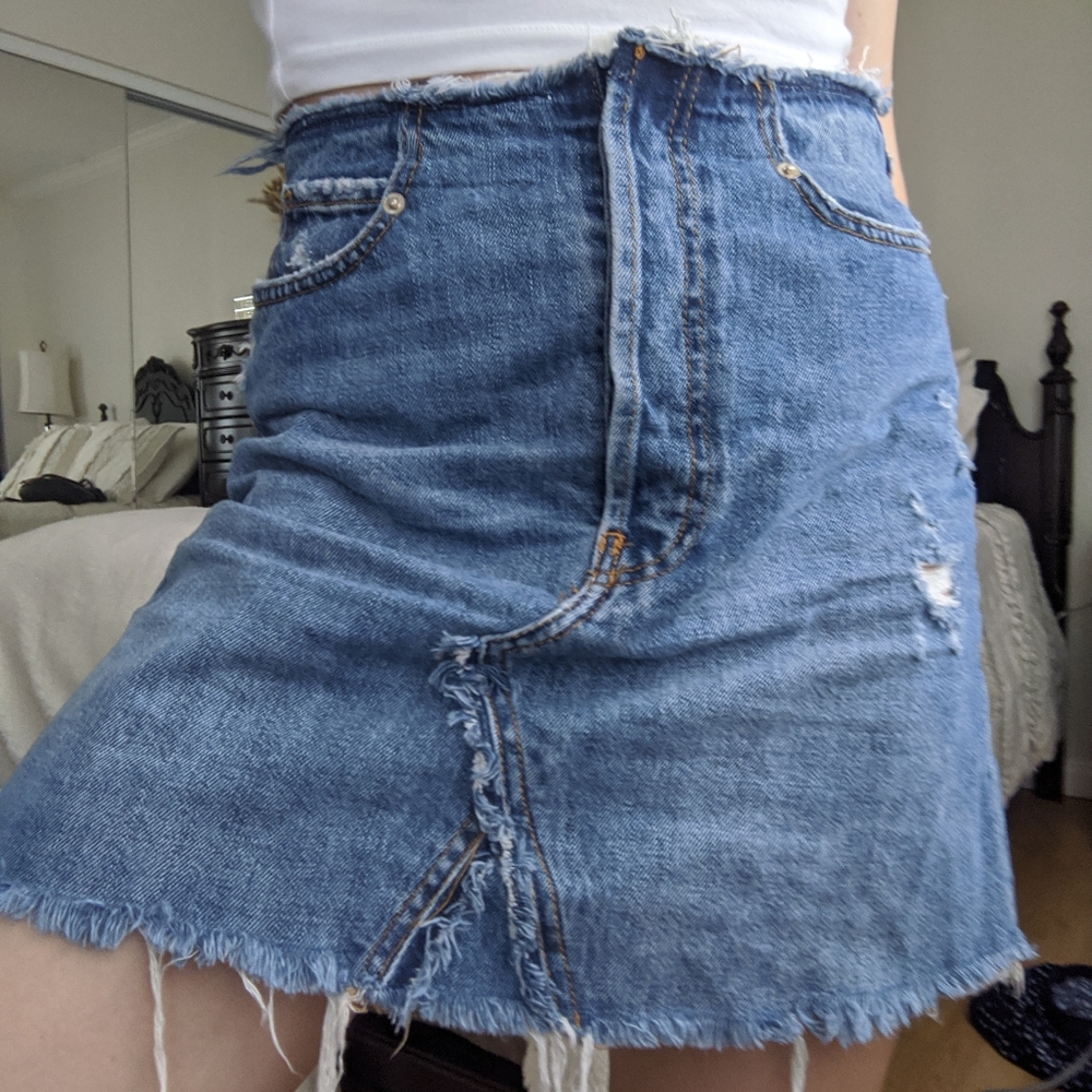 ZARA JEAN SKIRT
